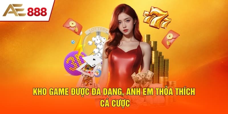 Sân chơi AE888 sở hữu hàng loạt ưu điểm 